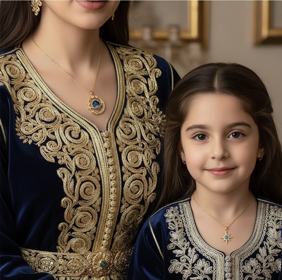 قلادة نسائية ، تجمع بين الأناقة والكلاسيكية